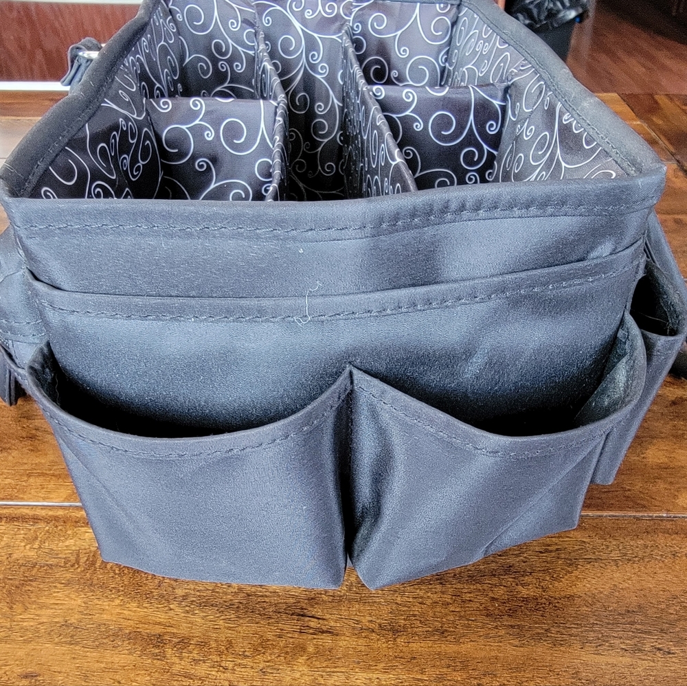 Craft Organizer or Diaper Caddy Carrying Tote - Picture 6 of 7